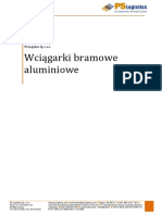 Wciągarki Bramowe Aluminiowe