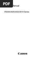 Canon Ir2030 - Series - Service Manual