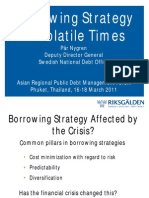 Borrowing Strategy in Volatile Times 