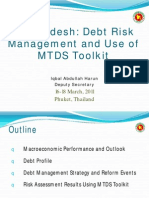 Bangladesh: Debt Risk Management and Use of MTDS Toolkit 