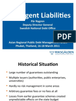 Contingent Liabilities: Pär Nygren Deputy Director General Swedish National Debt Office