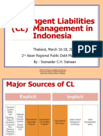 Contingent Liabilities (CL) Management in Indonesia