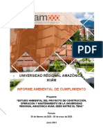 Informe de Cumplimiento Ambiental