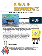 The Trial of SpongeBob SquarePants | PDF
