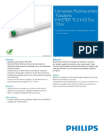 Lâmpadas fluorescentes tubulares MASTER TL5 HO Eco 73W alta eficiência