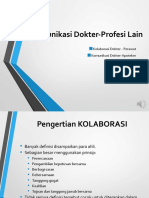 Kolaburasi Komunikasi Apoteker Dengan Profesioal Lain