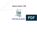 Manual Incubadora Fanem 1186: Click Here To Get File