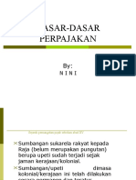 Dasar-Dasar Perpajakan