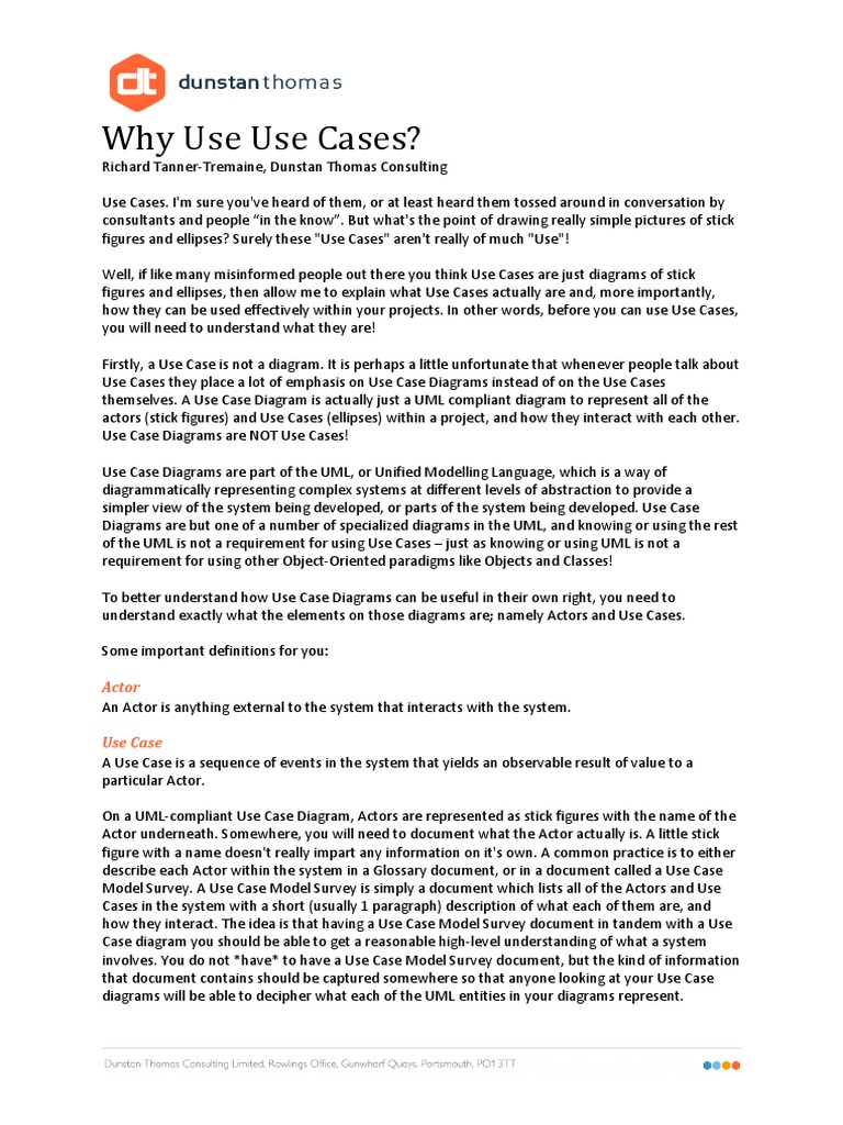 Why Use Use Cases PDF