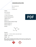 Ammonium Polyacrylate