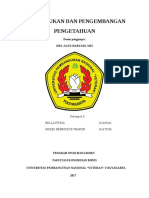 Makalah Pengetahuan Pembentukan Dan Pengembangan Pegetahuan