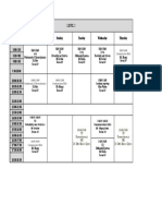 Emplois de Temps de La FI-2em Année