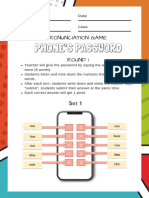 handout pronunciation game