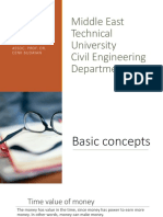 Middle East Technical University Civil Engineering Department basic concepts