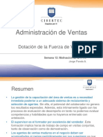 Dotación de La Fuerza de Ventas