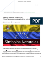 Símbolos Naturales de Venezuela - Caracas - Com.ve
