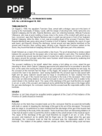 Re: Negligence (Art. 3) People of The Phil. Vs Francisco Sara G.R. No. L-34140 August 15, 1931 Timeline/Facts