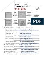 Comparatives: Grammar Worksheet 2