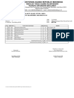 Kartu Hasil Studi (KHS) SEM AKADEMIK: 2021/2022 01 GS