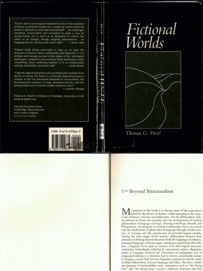 Thomas Pavel - Fictional Worlds (1986, Harvard University Press) | PDF |  Narrative | Linguistics