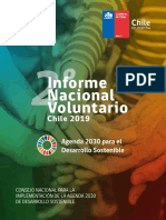 2019+informe Nacional Voluntario Chile Agenda 2030+