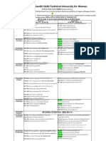 End Term Date Sheet