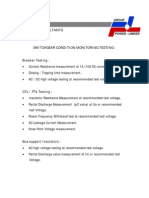 Switchgear Condition Monitoring Testing Services