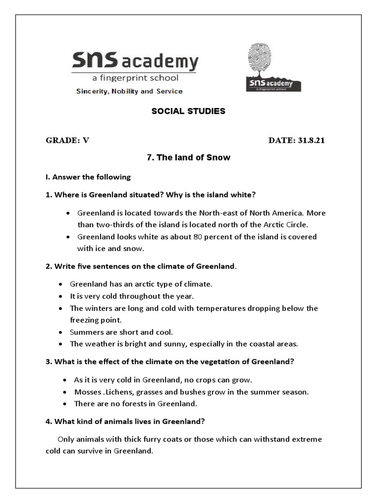 Notes - Chapter - 7 | PDF | Travel | Home & Garden