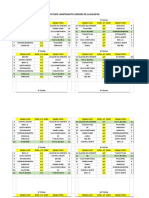 Fixture Campeonato Seniors de 16 Equipos