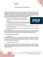 Boletín de Reforma Fiscal Aplicable Para 2022 - IMCP
