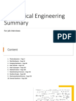 Mechanical Engineering Summary