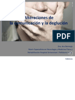 Alteraciones de La Comunicación y Deglución. Dra. Ara Bermejo Marín