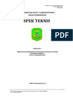 Spek Teknis - TK Pembina 1