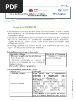 Aula 1 - Currículo e Programas (ficha informativa)