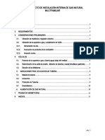 Proyecto de Instalación Interna de Gas Natural Multifamiliar