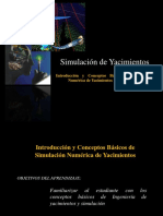 Simulación Numérica de Yacimientos. Conceptos Básicos