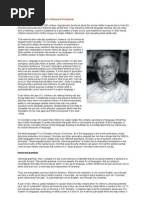 【美品】Chomsky's Universal Grammar Amazon.com: Chomsky's Universal Grammar: An Introduction