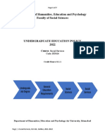 Course Outline Social Services