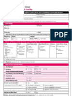 Participant Profile Form