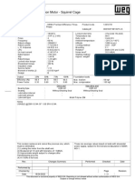 Data Sheet: Three Phase Induction Motor - Squirrel Cage