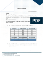 CARTA NOTARIAL Jose Luis Loyola de La Cruz