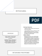 Etica Aplicată - Eutanasia
