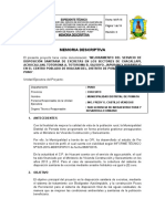 Memoria Descriptiva PORYECTO SANEAMIENTO