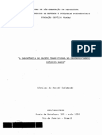 A Importância Do Objeto Transacional No Desenvolvimento Psíquico Sadio (Artigo)