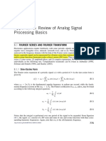 Appendix B: Review of Analog Signal Processing Basics: Fourier Series and Fourier Transform