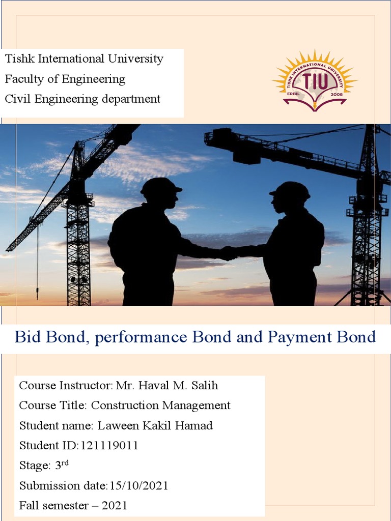 Understanding Construction Bonds Explained | PDF | Surety | Economies