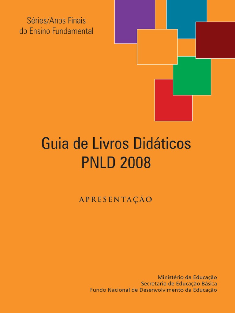 Guia Do PNLD 2008 | PDF | Aprendizado | Bibliotecas