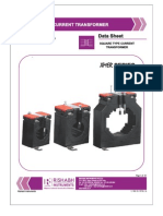 RISH XMER CT Square CT Datasheet of RISHABH INSTRUMENTS