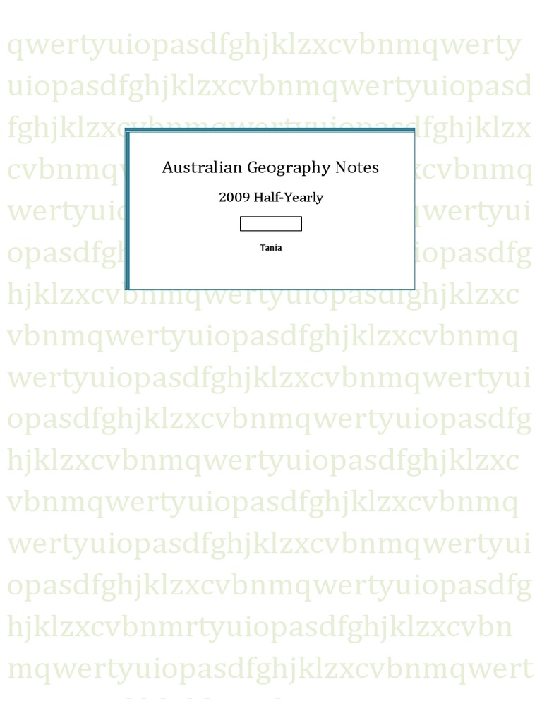 Australia: Geography and Coordinates | PDF | Natural Hazards | Climate