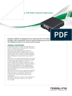 Wiegand Interface For UHF Multi-Credential Applications
